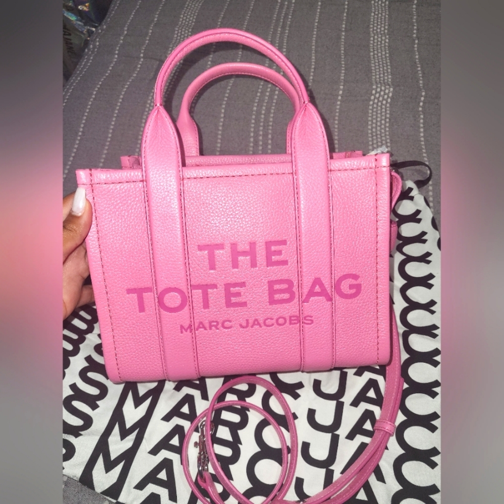 Marc Jacobs tote, mini candy pink